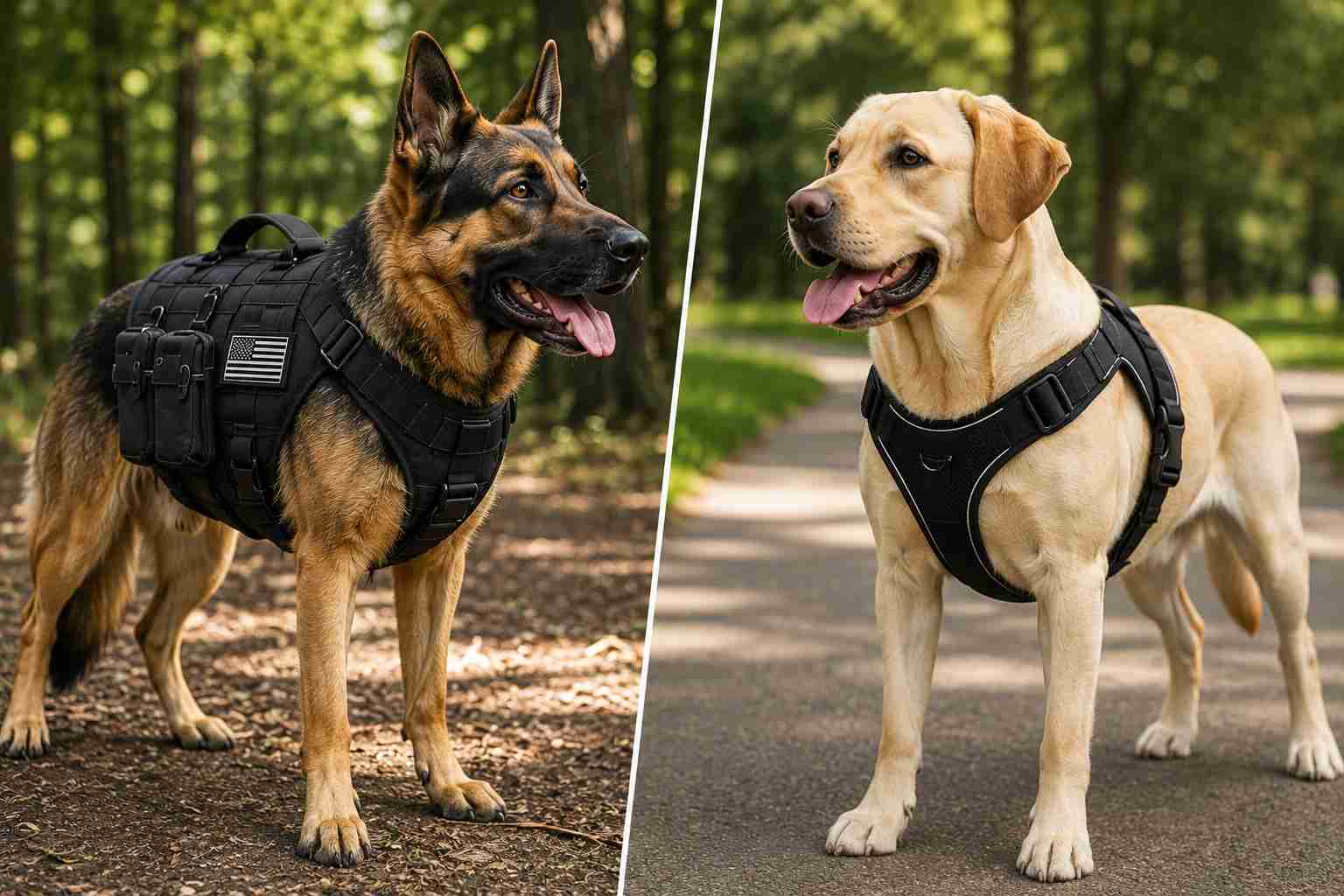 Tactical Dog Harness vs Regular Harness: Which Should You Buy?