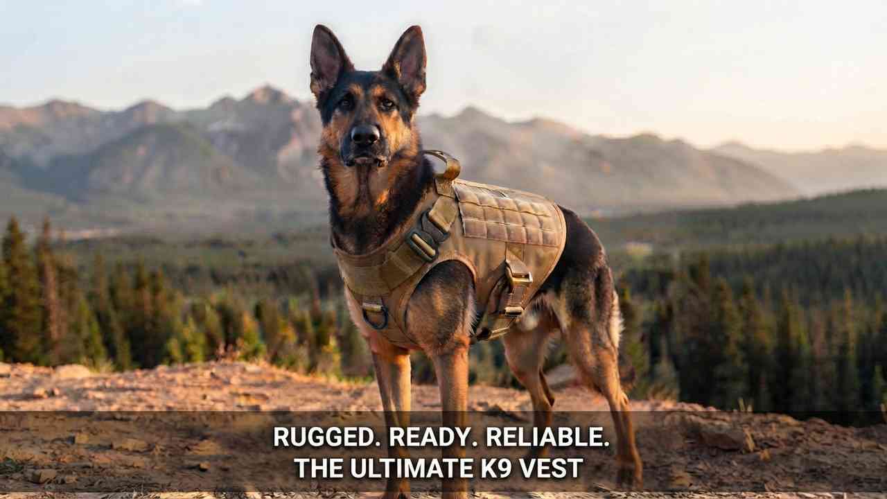 Best Tactical Harness for German Shepherds & Large Working Breeds