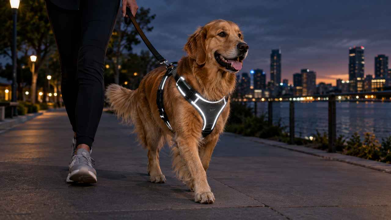 Best Reflective Dog Harness for Night Walks