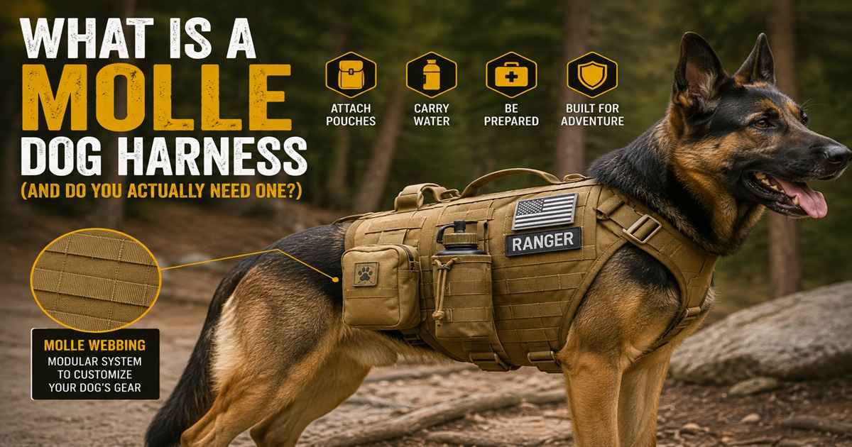 What Is a MOLLE Dog Harness (and Do You Actually Need One)?