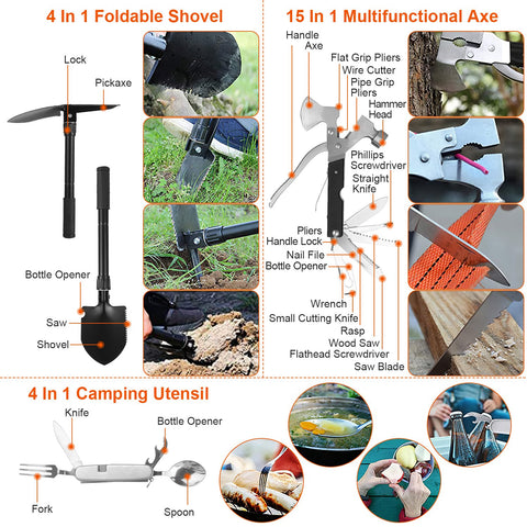 125Pcs Survival Kit
