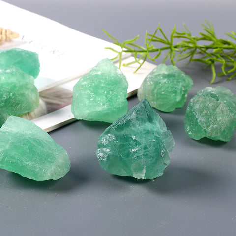 Crystal Rough Green Fluorite, Cross-border Crystal Diffuser, Rough Wool, Aromatherapy Stone, Black Tourmaline, Crystal Crushed Stone