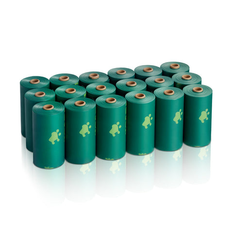 Thick Dog Poop Waste Bags Refill Rolls 270PCS Lavender Scented Biodegradable