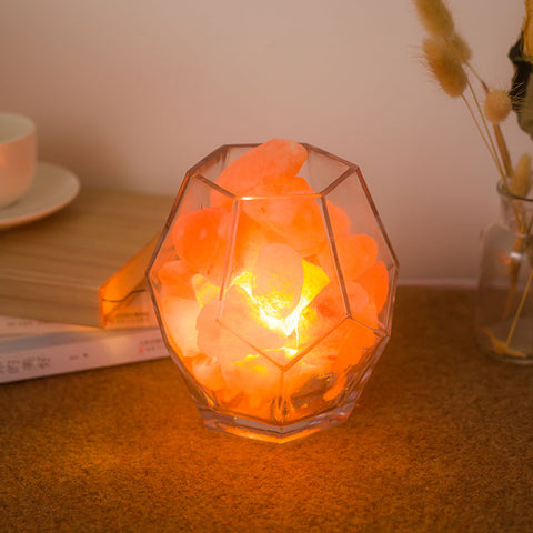 Himalayan crystal salt lamp