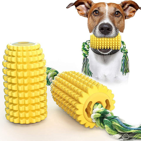 Dog Toys, Dog Toys Suitable For Strong Chewing, Durable And Chewy Squeaking Interactive Dog Toys, Small, Medium And Large Dog And Puppy Teeth Chewing Corn Cob Toys
