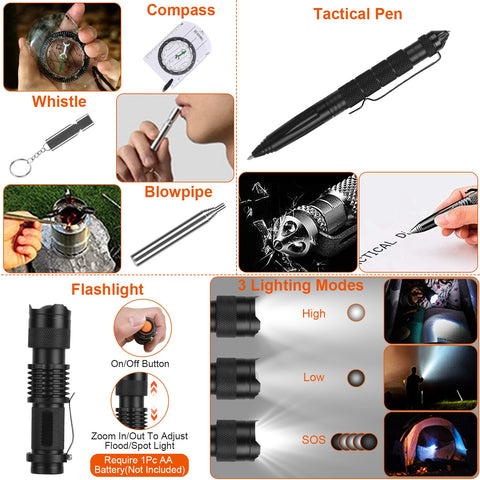 125Pcs Survival Kit