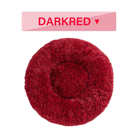 Dark red circular product with 'DARKRED' label on a white background