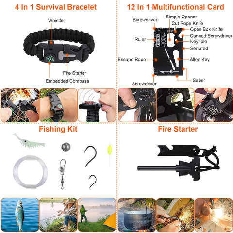 125Pcs Survival Kit