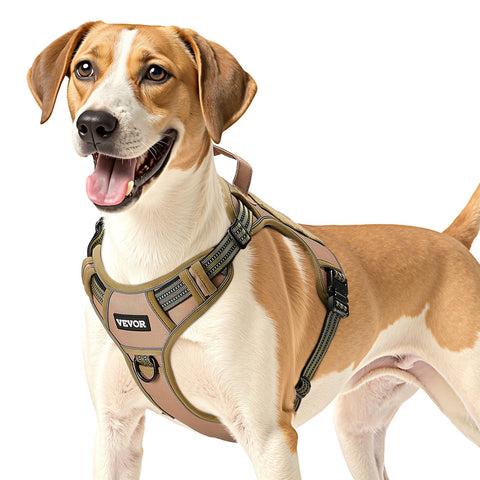 Tactical no-pull harness for large dog breeds