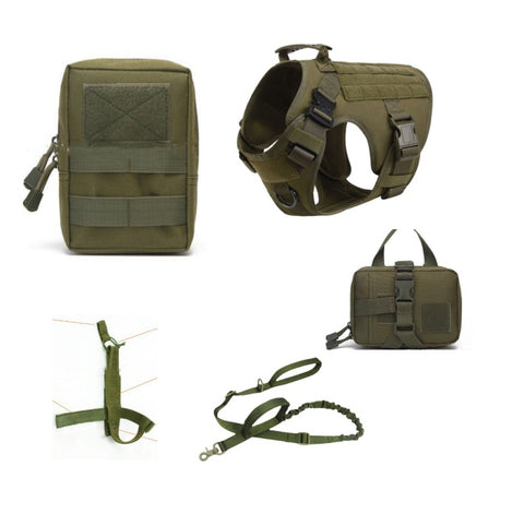 Tactical Dog Harness for Pets – Durable, Adjustable & Heavy-Duty Design
